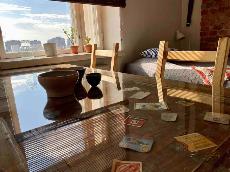 Studio Apartment, View Over The Roofs For The Sunrise Helsínquia Exterior foto